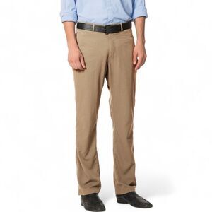 NWT Clothing Arts Men's Pick-Pocket Proof Business Traveler Pant Khaki 30x30